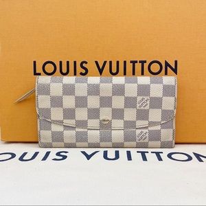 💞✨DAMIER AZUR✨💞 Louis Vuitton Emilie Wallet Auth